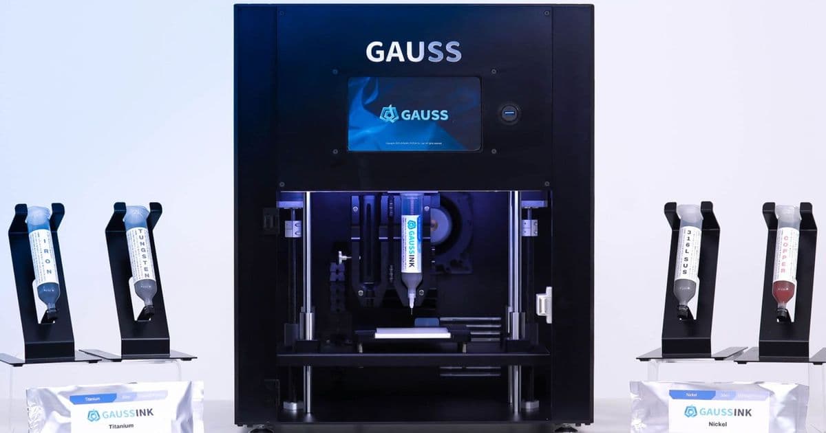 MetalPrinting Gauss MT90 Enables Office-Safe Metal 3D Printing with Paste-Based Tech