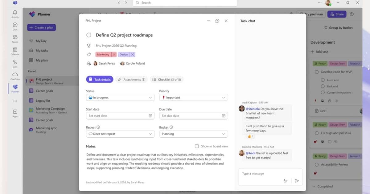 Microsoft adds a new lick of paint to Planner, and it's looking great already