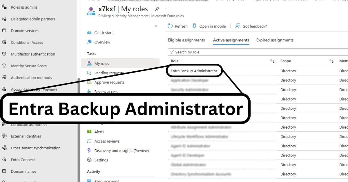 Microsoft Entra to Receive Native Backup Capabilities