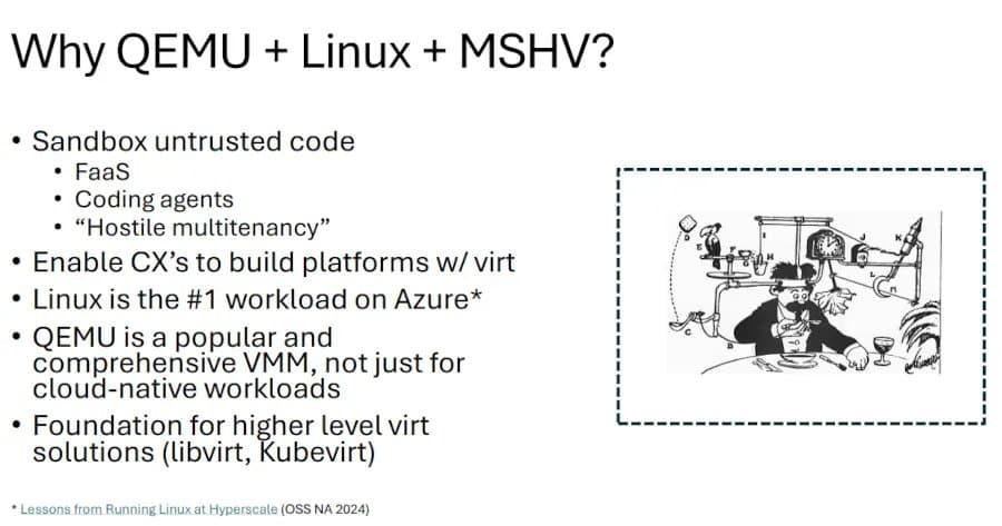 Microsoft's MSHV Accelerator in QEMU 10.2: Hyper-V Guest Virtualization Without Nesting