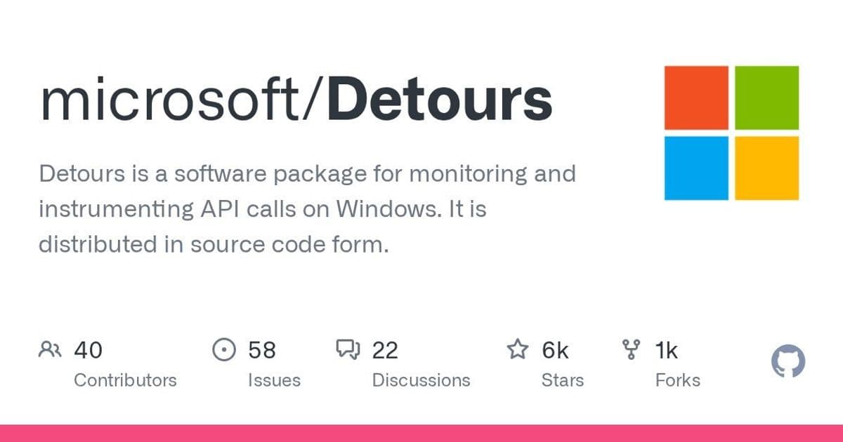 Microsoft Open-Sources Detours, Unlocking Windows API Hooking for Developers