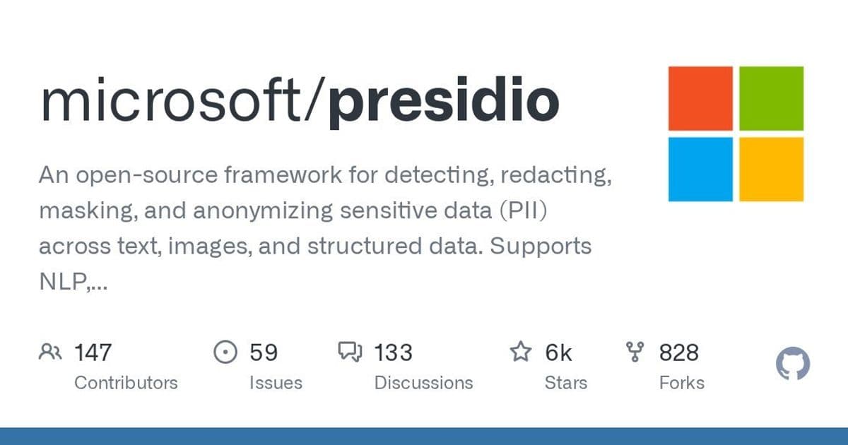 Microsoft's Presidio SDK: The Open Source Toolkit Revolutionizing PII De-identification
