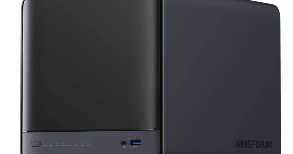 MINISFORUM N5 Air NAS arrives at $499 with plastic chassis and Realtek LAN