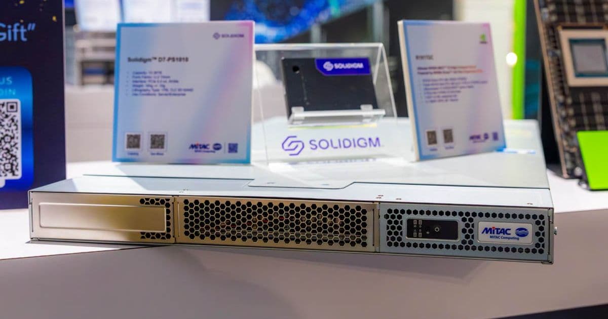 MiTAC Unveils Next-Generation GPU Servers with AMD EPYC Venice and Solidigm SSDs at NVIDIA GTC 2026