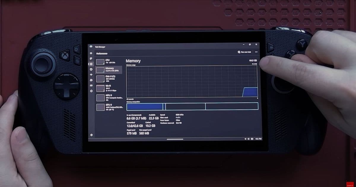 Modder Pushes Asus ROG Xbox Ally X to 64GB RAM Through Advanced Soldering and BIOS Modification
