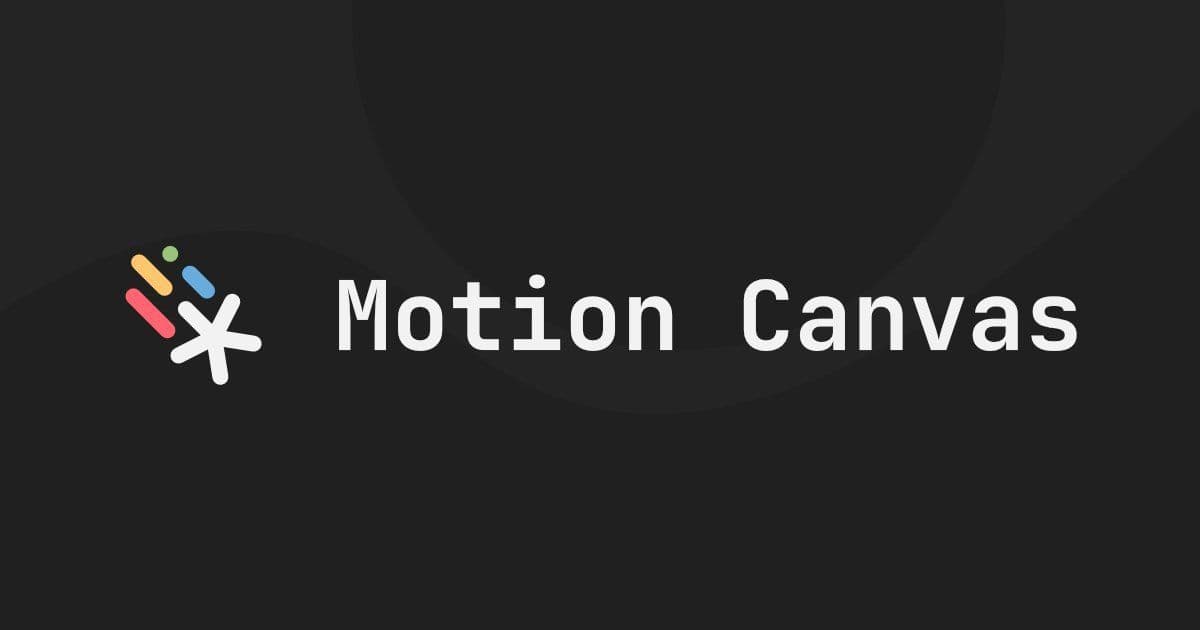 Motion Canvas: Animating with Code, Not Keyframes, Using TypeScript Generators
