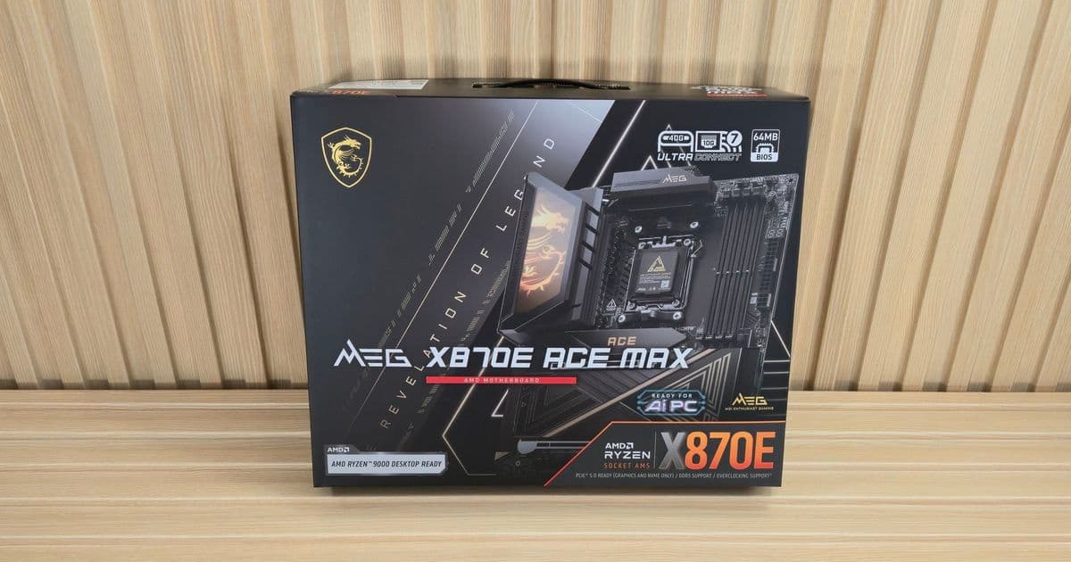 MSI MEG X870E Ace Max Motherboard Review: A second Ace up MSI's AM5 sleeve?