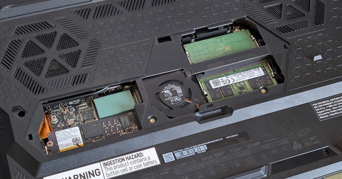MSI Raider 16 Max HX: The Subpanel Upgrade Trick That Should Be Standard
