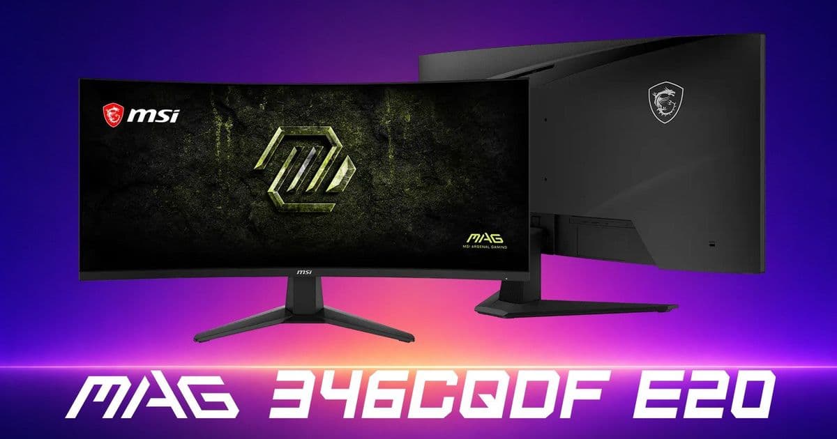 MSI's MAG 346CQDF E20: Budget Ultrawide with Dual-Mode 400Hz Gaming