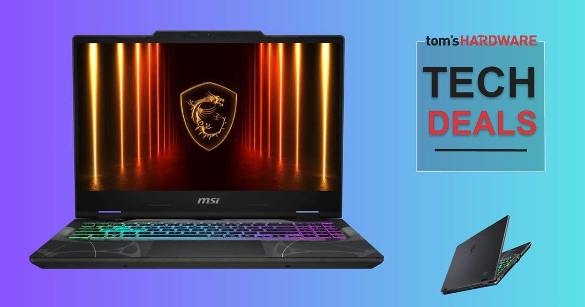 MSI's RTX 5060 Cyborg 15 Gaming Laptop Drops to $899 at Walmart