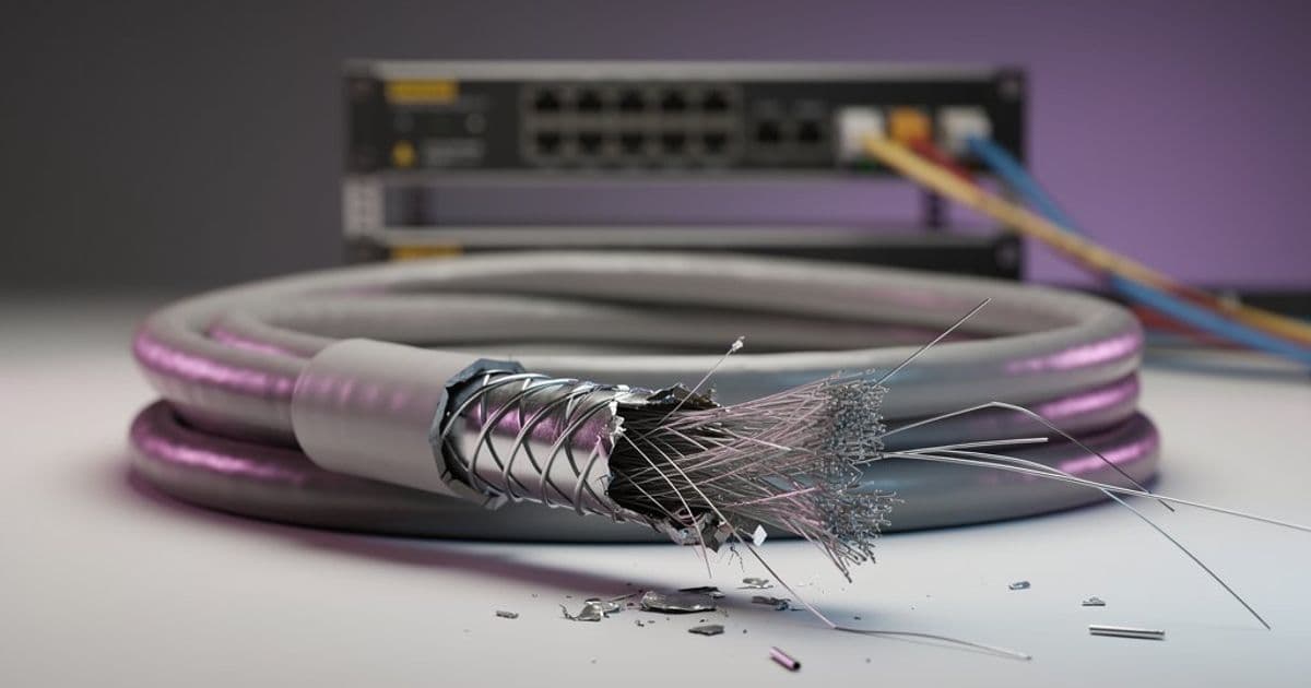 Armored Fiber Cable Failure Exposes Home Network Installation Risks