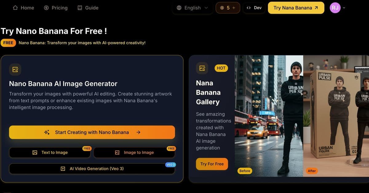 Nana Banana AI Emerges as Frontrunner for Google's Gemini 2.5 Flash Image Generation