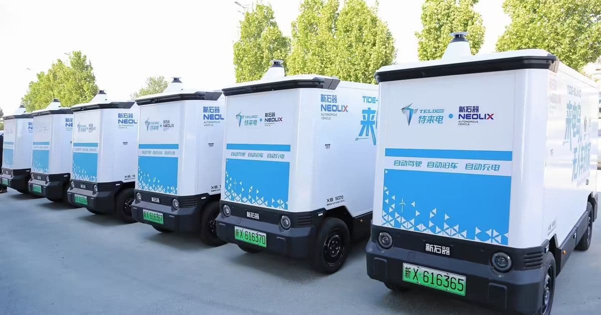 Neolix and TELD unveil ‘Power Island’ – an automated hub for autonomous delivery fleets