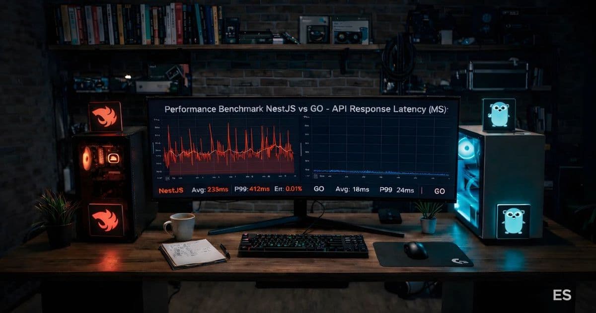 NestJS vs Go: Benchmark de Rendimiento (¿Realmente necesitas migrar?)