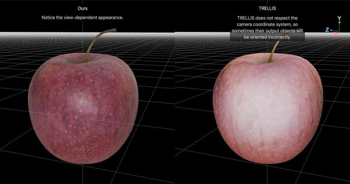 Apple's LiTo AI Model Reconstructs 3D Objects with Realistic Lighting from Single Images
