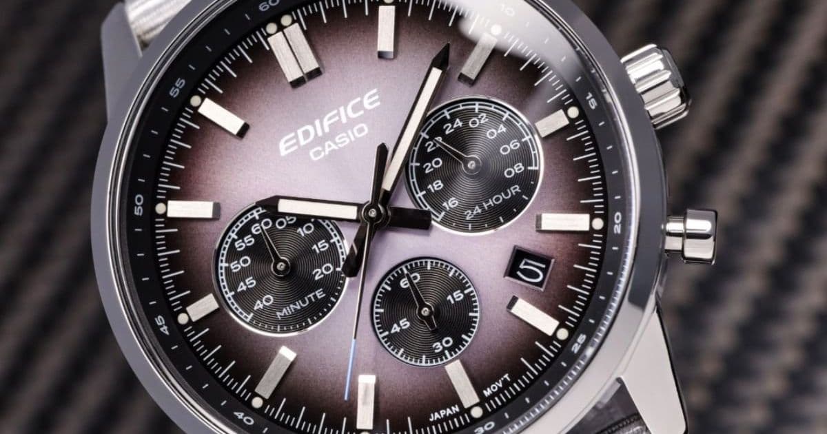 Casio Edifice EFR-575 Series Expands to European Markets with New Slim Bezel Chronographs