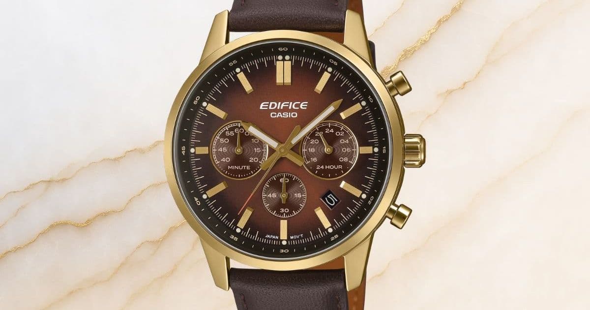 New Casio Edifice Slim Metal Bezel Watches Launch in Europe