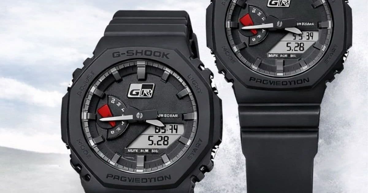 Casio and Toyota Gazoo Racing Unveil Minimalist Black G-Shock GA-2100 Collaboration Watch