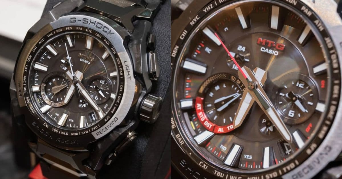 New Casio MTG-B4000 premium carbon-fiber watches shine in first IRL images - Notebookcheck News