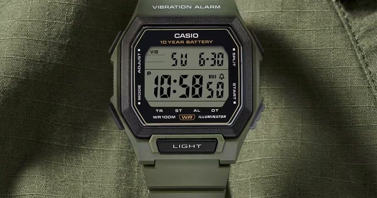 Casio Expands W-738H Square Digital Watch Collection to European Markets