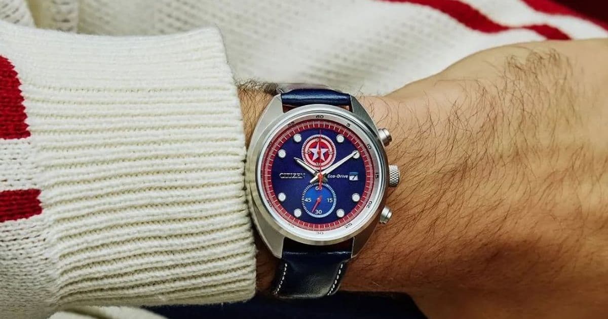 Citizen Unveils Captain America 85th Anniversary Chronograph with B642 Eco-Drive Movement