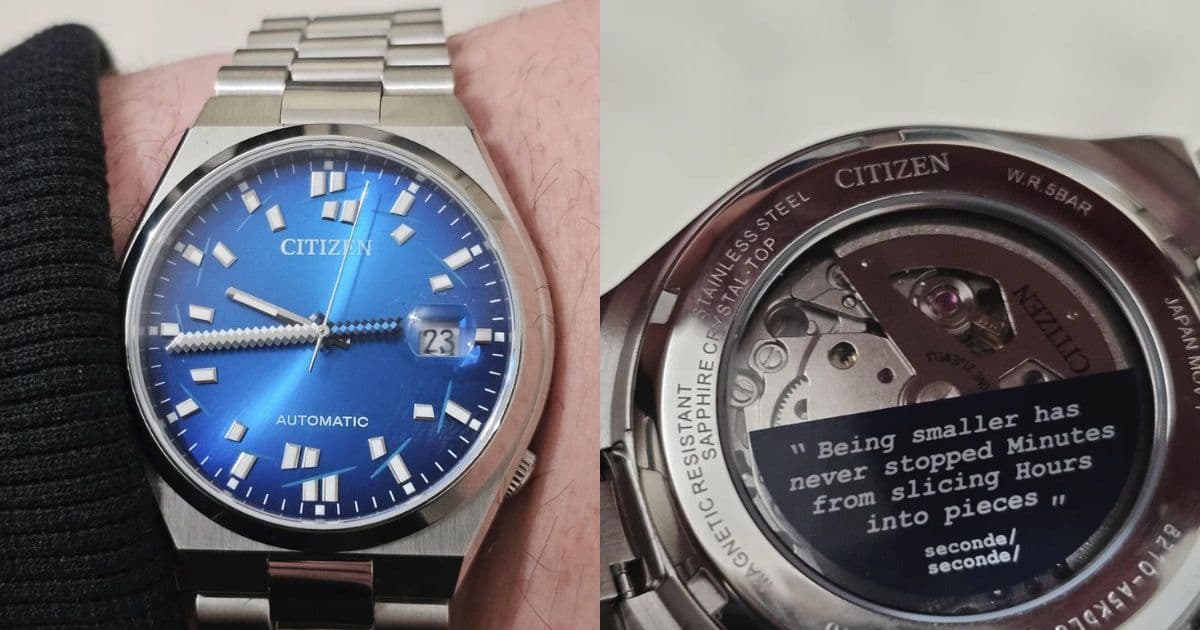 Citizen Tsuyosa x seconde/seconde/ Limited Edition Watch: Fresh Hands-On Images Reveal Design Details