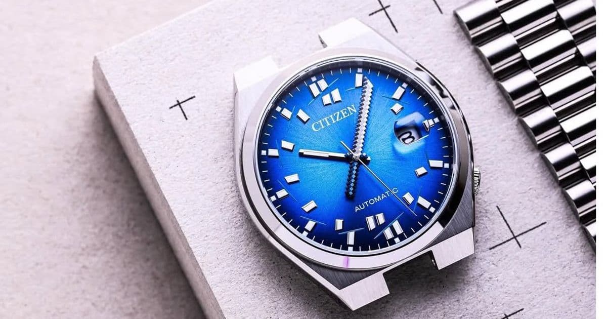 Citizen Tsuyosa x seconde/seconde/ Limited Edition: A Katana-Wielding Timepiece with Blue Sunray Dial