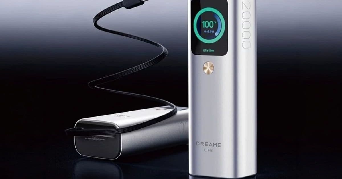 Dreame Launches 165W Power Bank with Retractable Cable in China