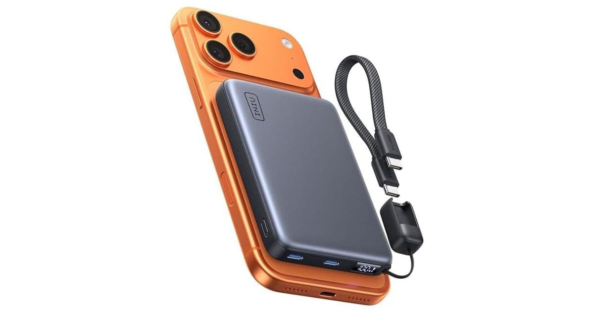 INIU SnapGo Air Brings Magnetic Aluminum Body and 45 W Fast‑Charging to the Powerbank Segment