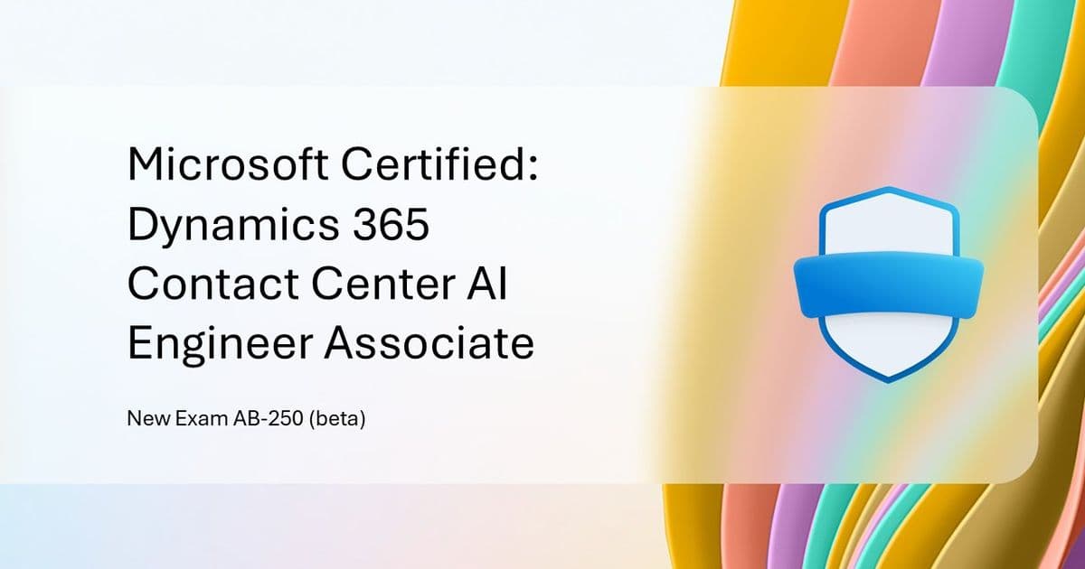 Microsoft Launches New Contact Center AI Certification to Meet Evolving Customer Service Demands