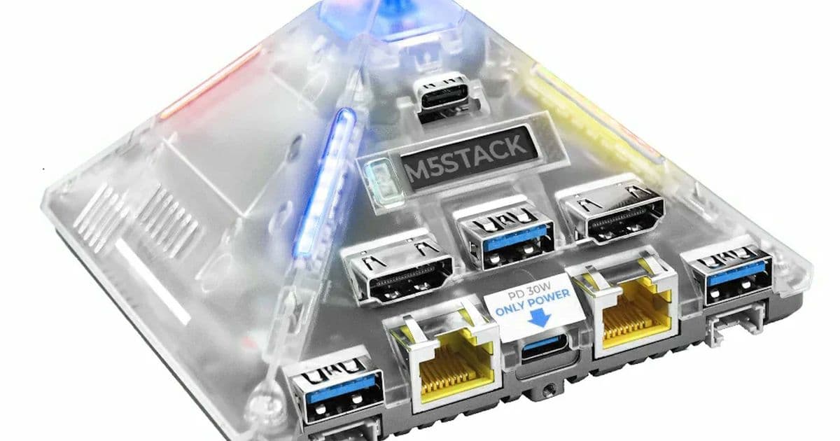 M5Stack's AI Pyramid Computing Box Targets Edge AI with 24 TOPS NPU and Compact Design