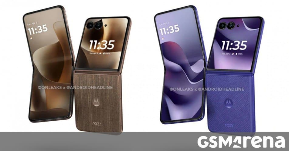 Motorola Razr 70 Ultra press renders reveal new colors and design details