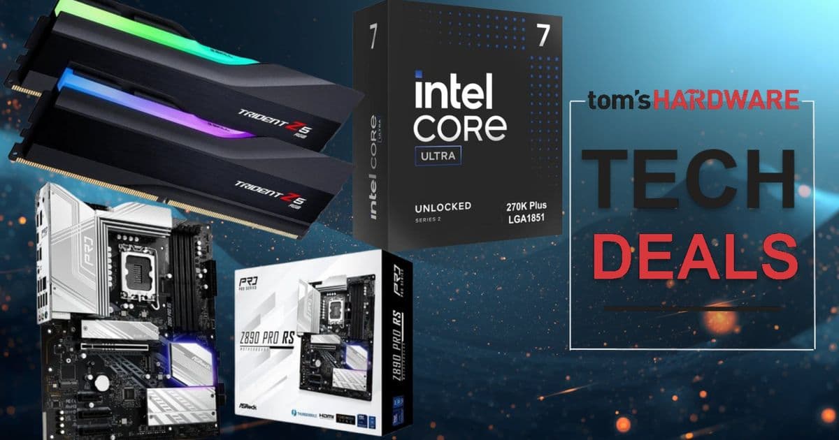Intel's Core Ultra 7 270K Plus Combo Deal Offers Rare Value in Component Pricing Market