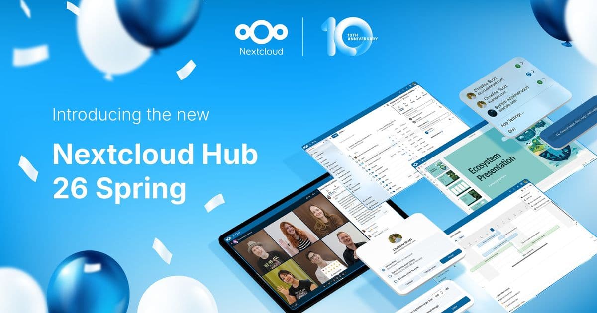 Nextcloud Hub 26 Spring: A Decade-Old Open Source Suite Adds AI Tooling and a Second Office Engine