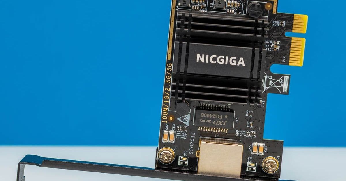 Nicgiga 5GbE Realtek RTL8126 PCIe Network Adapter Review - Budget-Friendly 5GbE Option