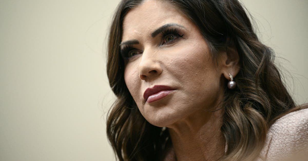 Noem Struggles to Justify $143 Million Contract with 8-Day-Old Firm