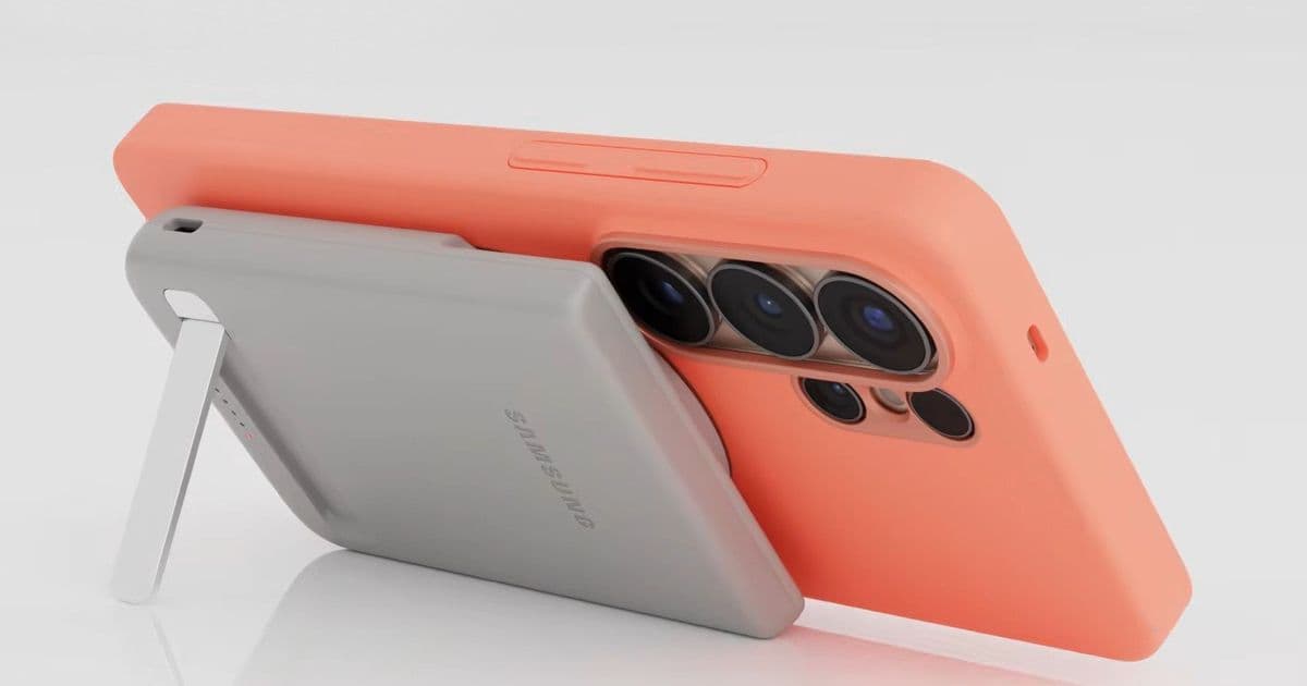 Samsung's Qi2 Magnetic Power Bank Brings Kickstand Convenience to Galaxy S26 Users