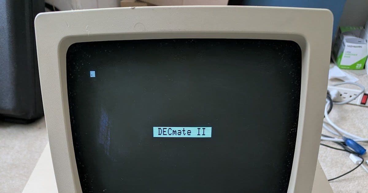 The DECmate II: Engineering a 12-Bit Word Processor for the Desktop