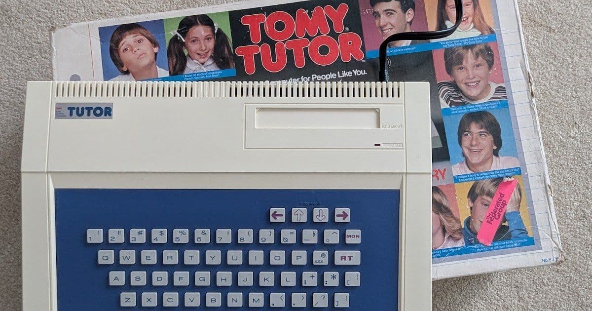 The Tomy Tutor: A Forgotten 16-bit Pioneer in the 1983 Home Computer Revolution