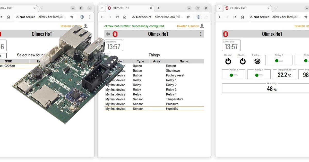 The Minimalist's Smart Home: Olimex HoT and the Pursuit of Accessible Automation