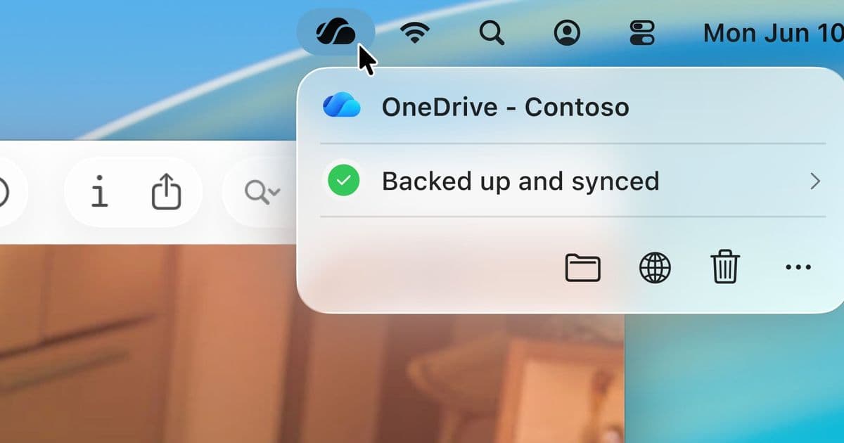 OneDrive for Mac Gets Liquid Glass Makeover with Native SwiftUI Activity Center