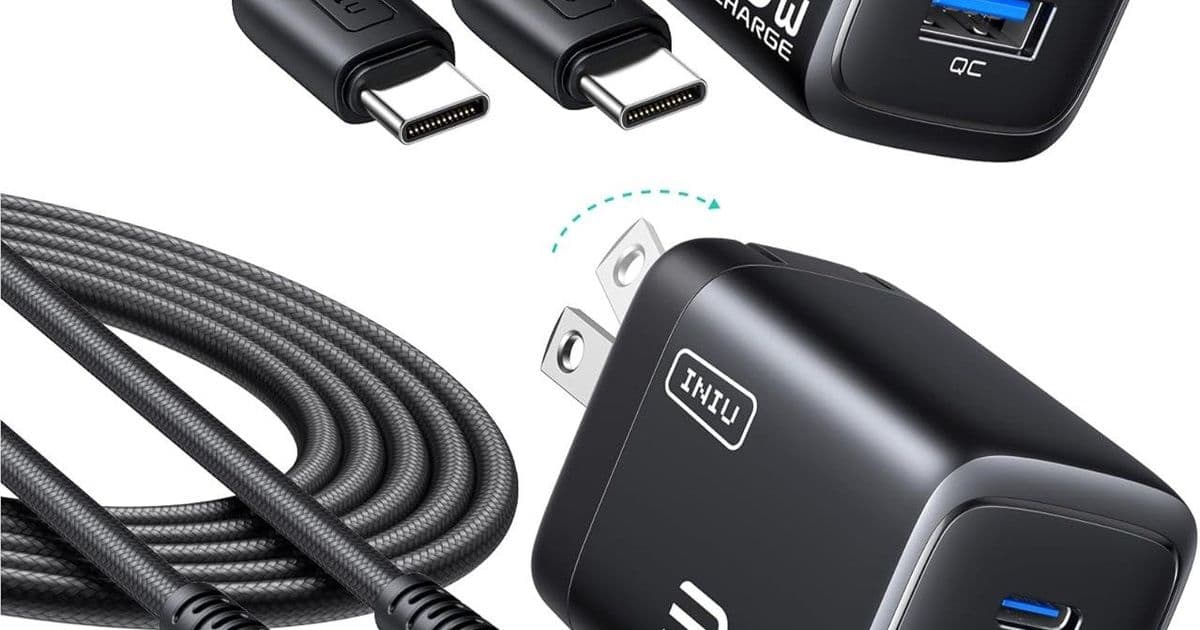 Two INIU 30W Fast Chargers for $8: A Bargain for iPhone, Android, and MacBook Users