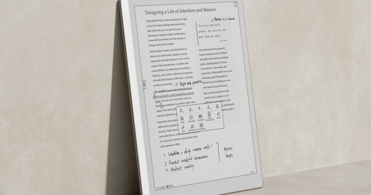 Onyx BOOX Go 10.3 (Gen II) Brings Android 15 and Front-Lit Display to E Ink Tablet Market