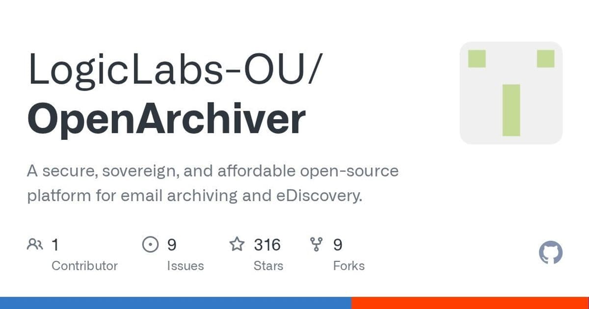 Open Archiver: Sovereign Email Archiving for the Self-Hosted Era