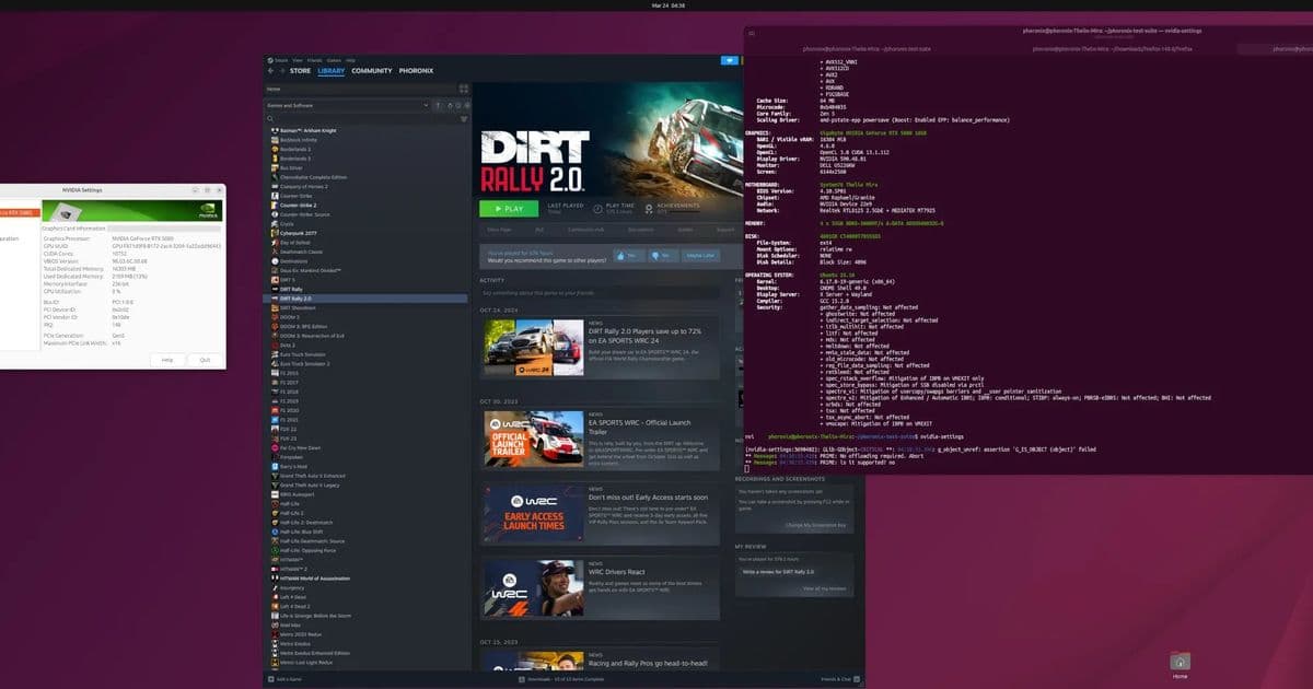 Nouveau + NVK vs NVIDIA: Open-Source Graphics Performance Tested