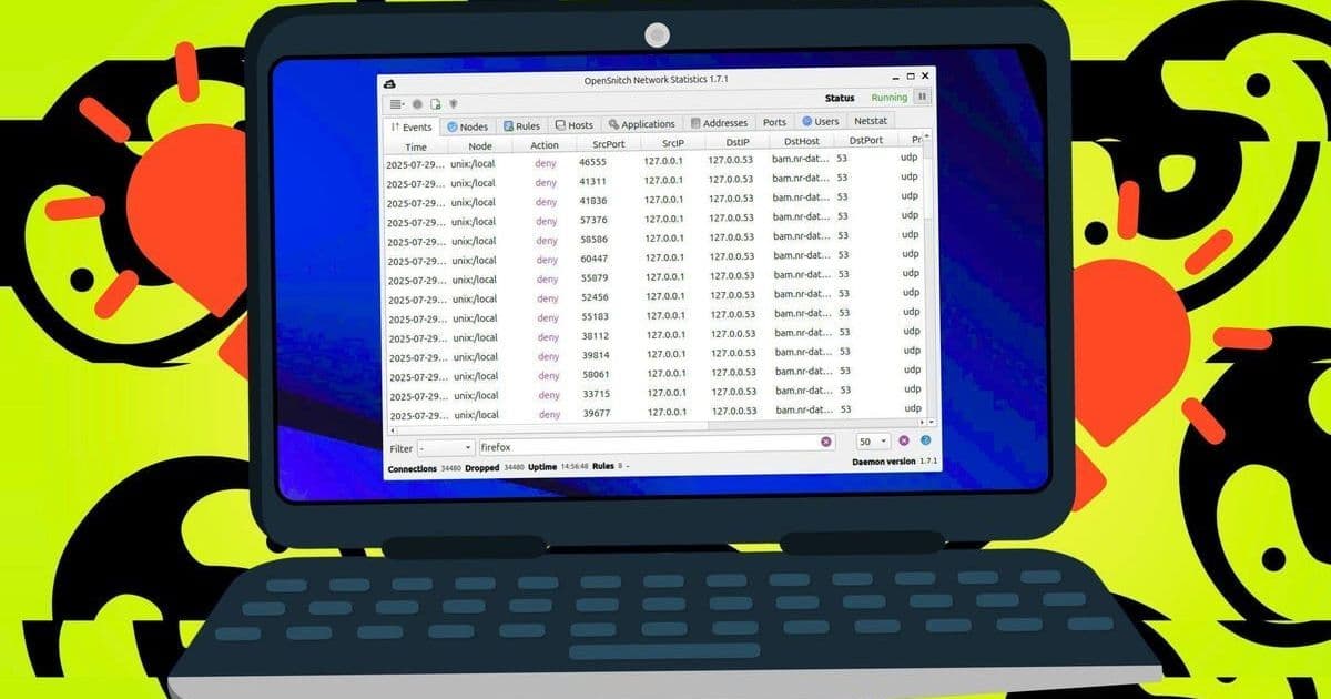OpenSnitch: The Linux Firewall That Exposes Stealthy App Telemetry