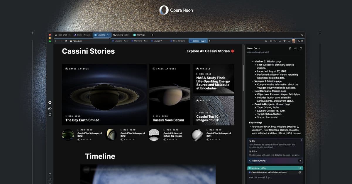 Opera Launches $20/Month AI Browser, Testing Market for Premium Agentic Experiences