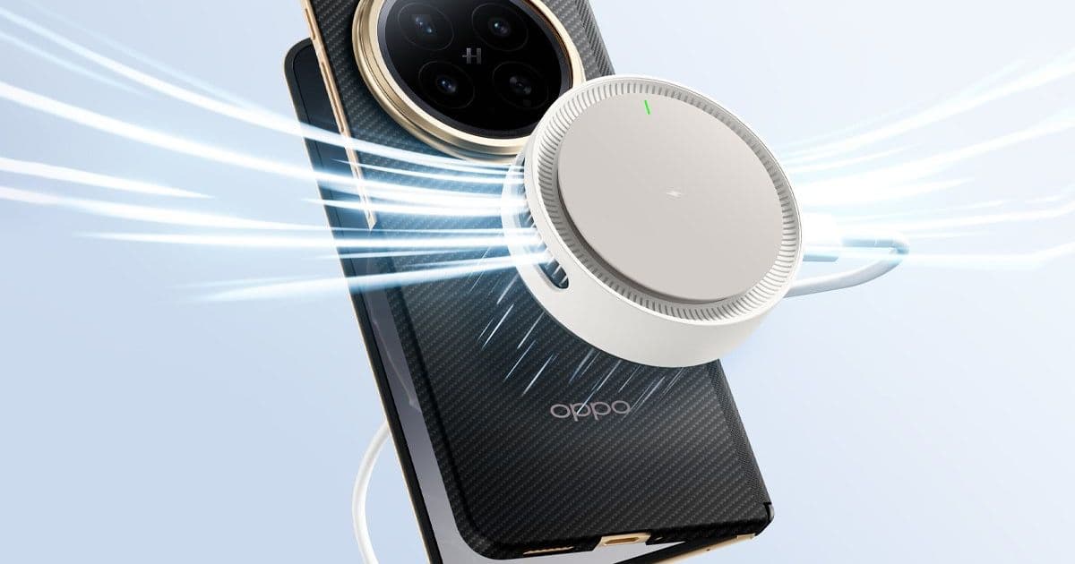 Oppo's New Magnetic Charger-Cooler Pairs With Find N6 Foldable
