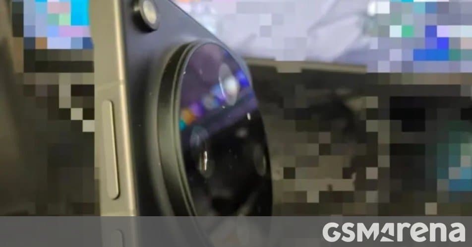 Oppo Find X9 Ultra's massive rear camera bump seen in leaked real-life image