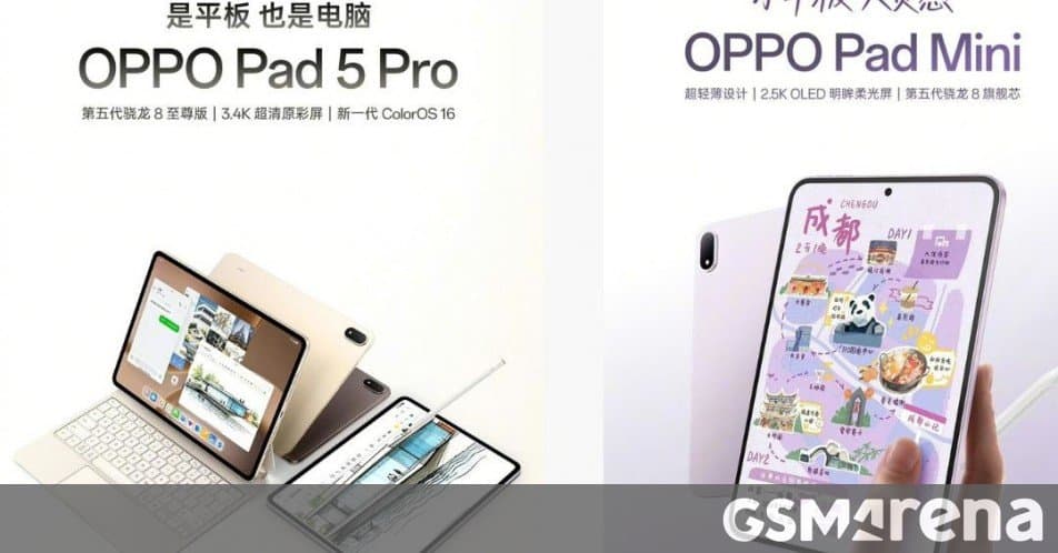 Oppo's New Tablet Duo: Snapdragon 8 Elite Power Meets Premium Displays